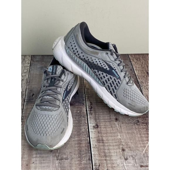 Brooks Womens Adrenaline GTS 21 1203291D061 Gray Sneakers Sz 9.5D Missng Insoles - Picture 2 of 12